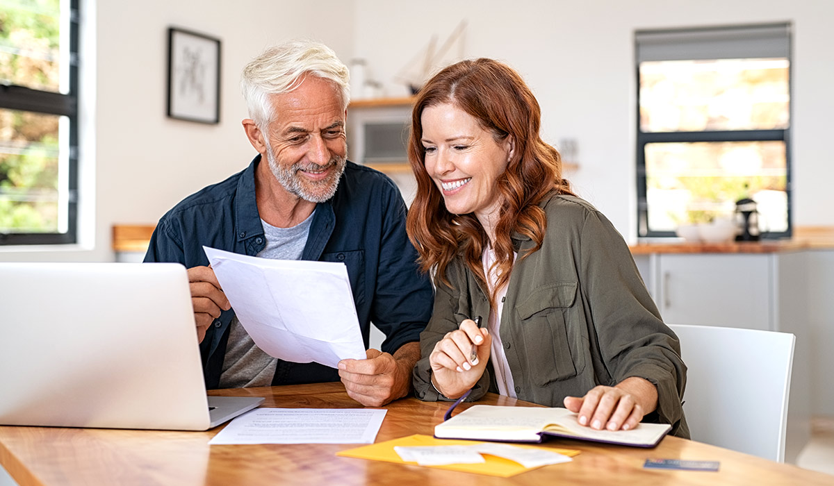 Couple Reviewing Taxes - Xact Loans